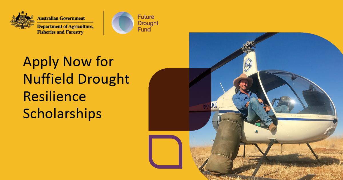 Apply now for Nuffield Drought Resilience Scholarships